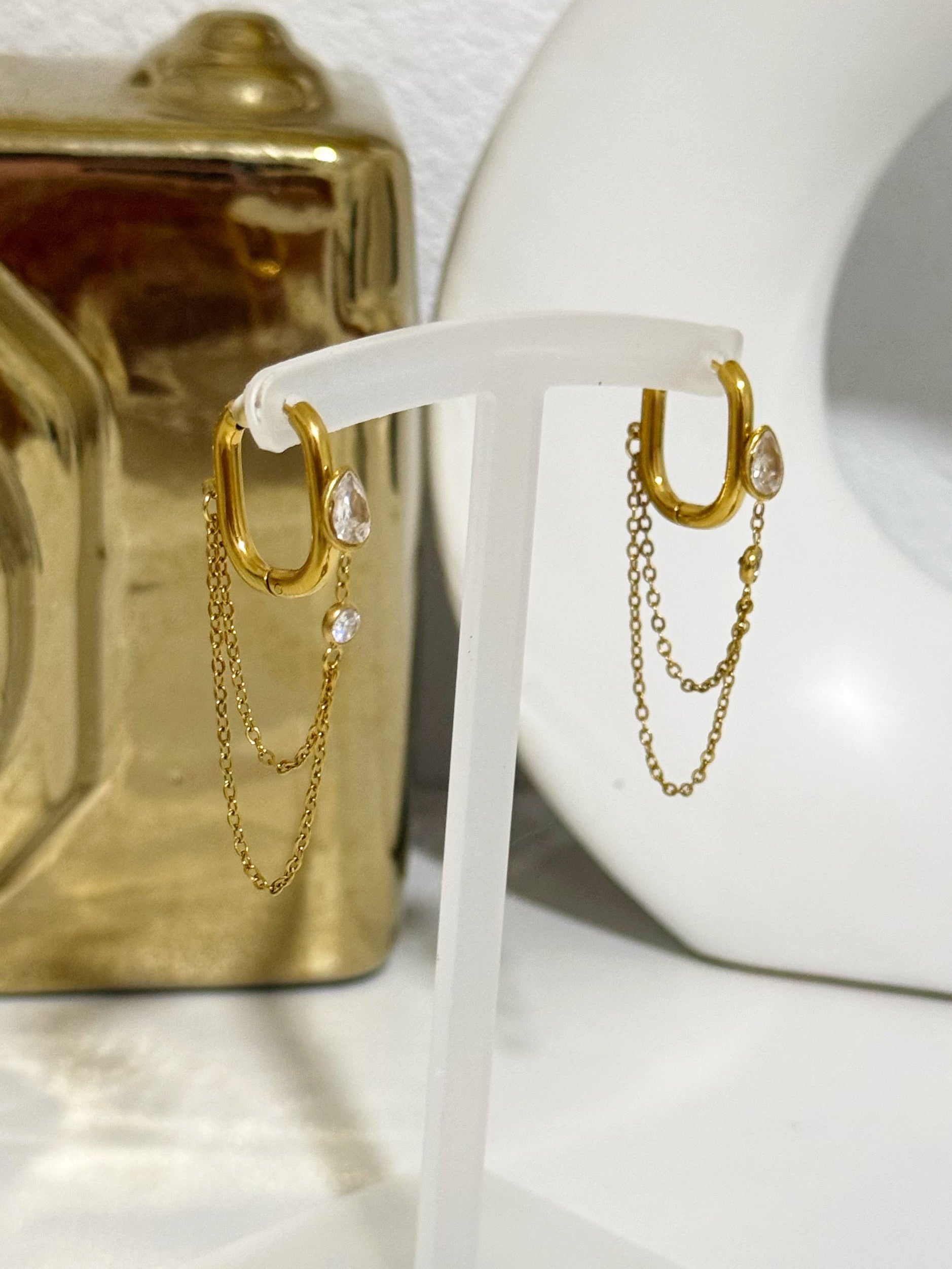 Stella Chain Earrings
