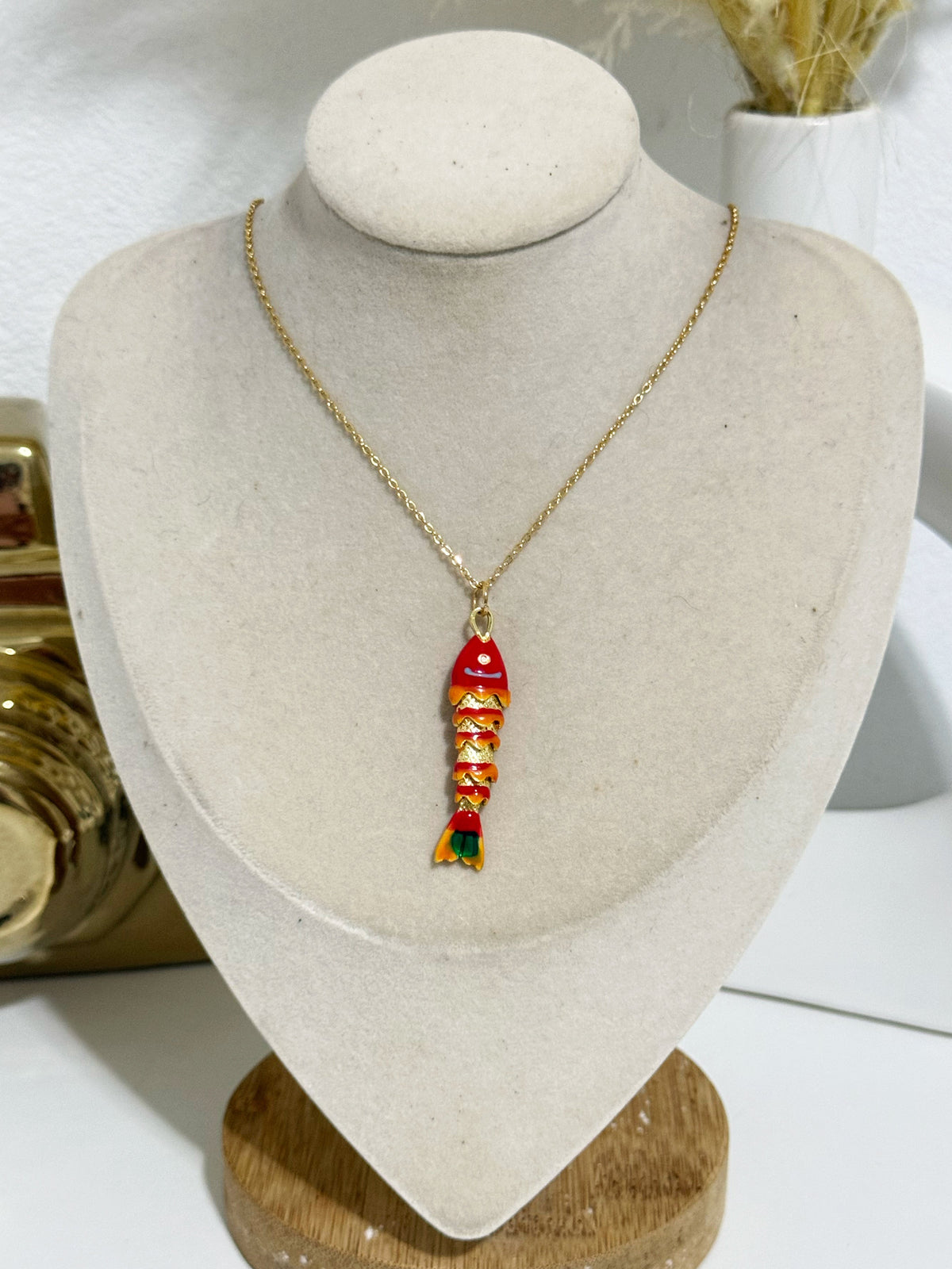 Pez Rojo Necklace