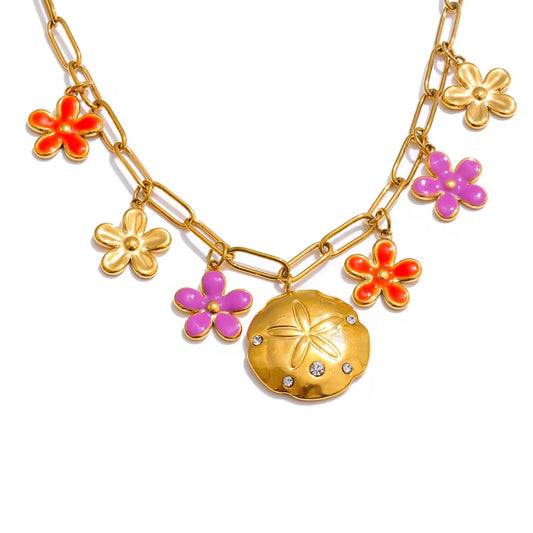 Dori Flower Necklace