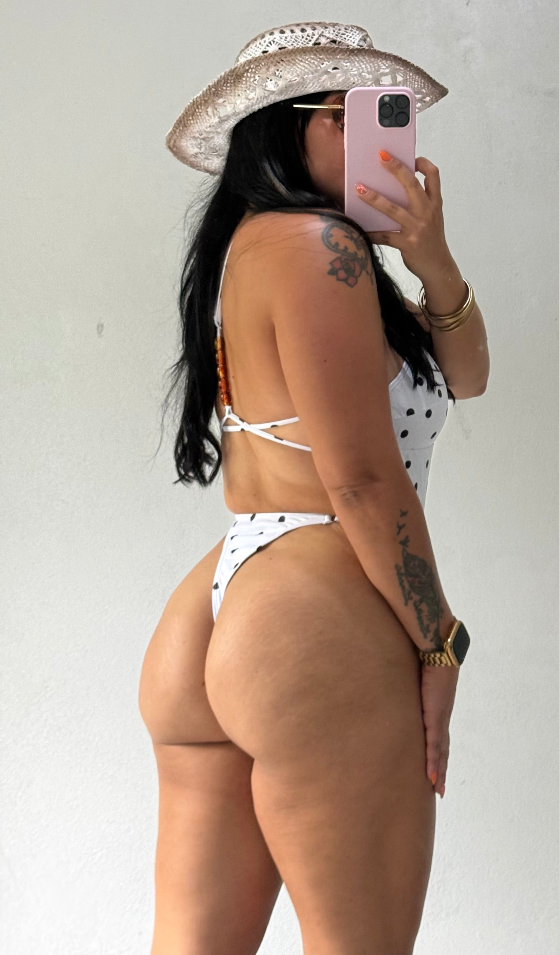 Ivory Dot Swimsuit