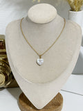 Pearl Heart Necklace