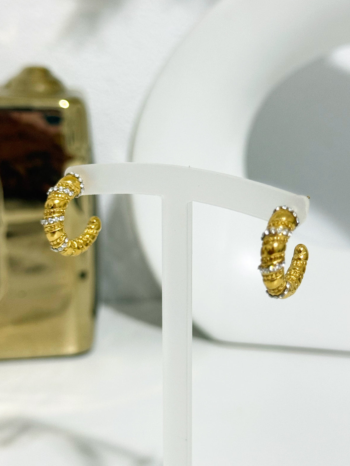 Crystal Hoops