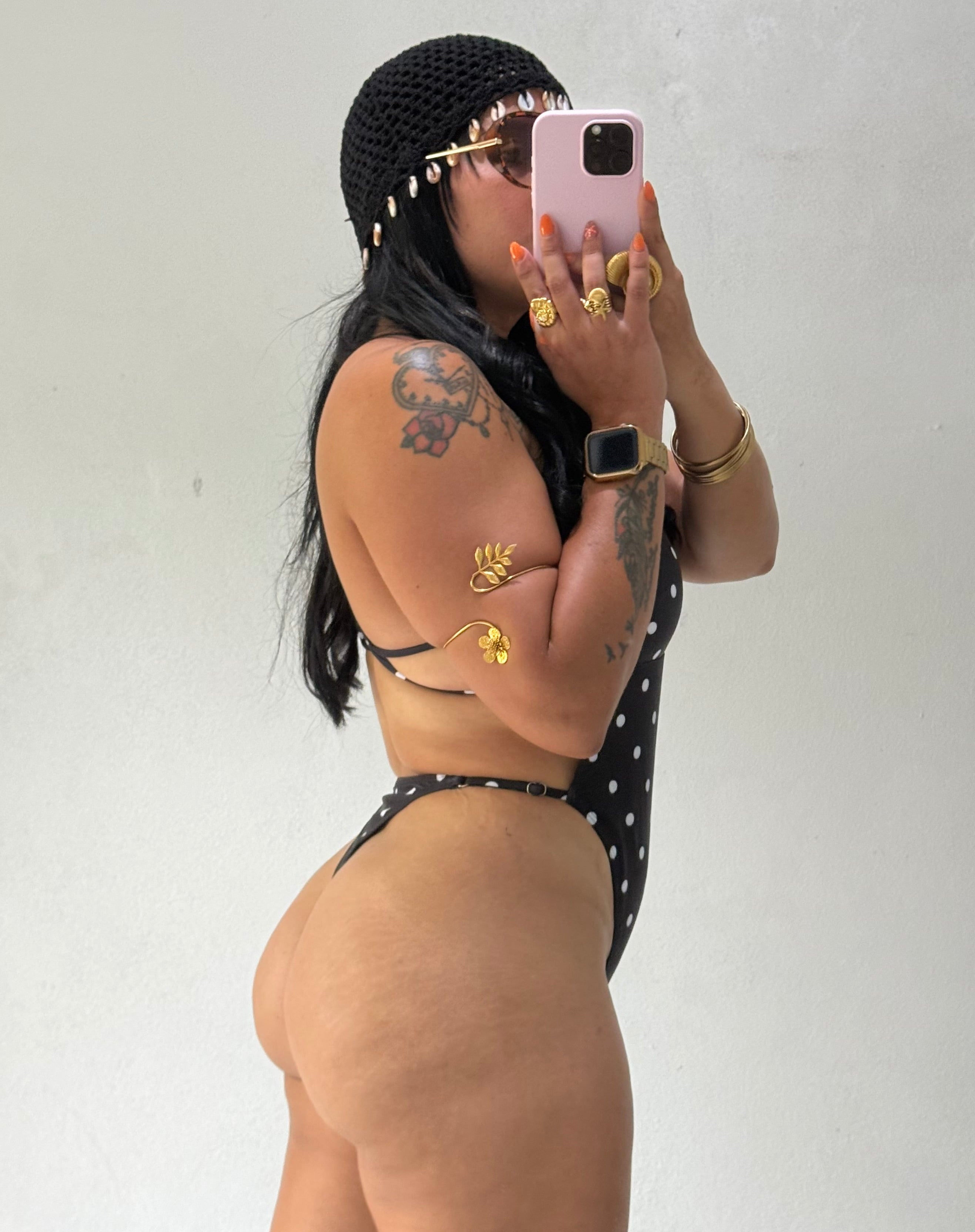 Noir Dot Swimsuit