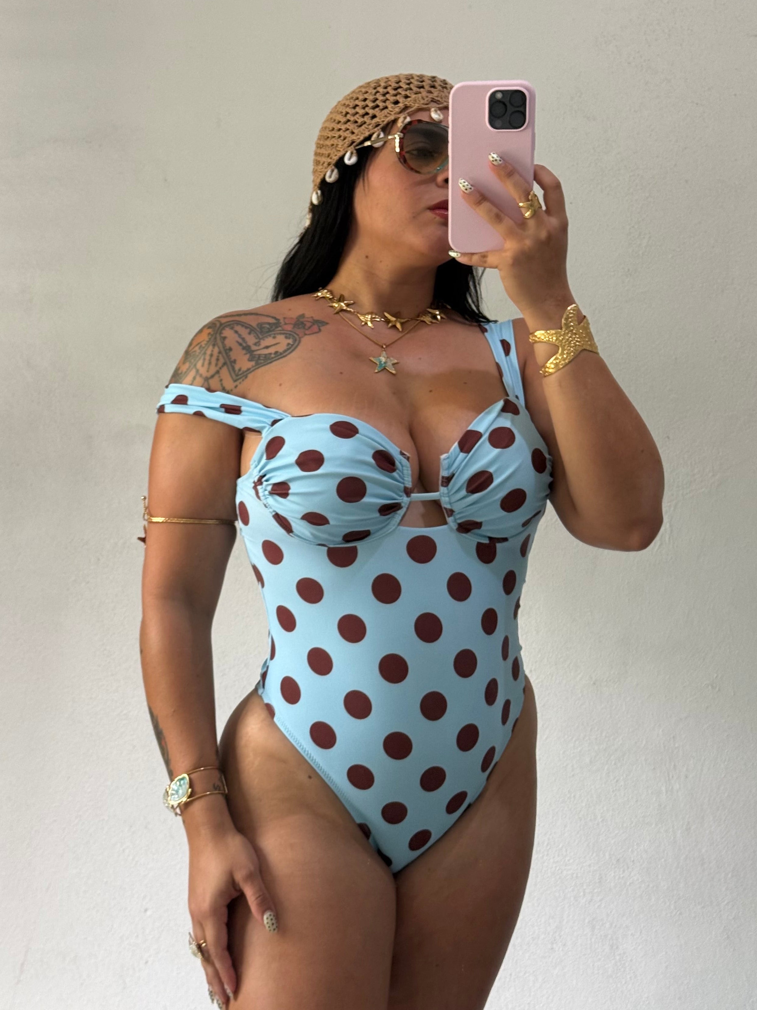 Cocoa Dots Swimsuit