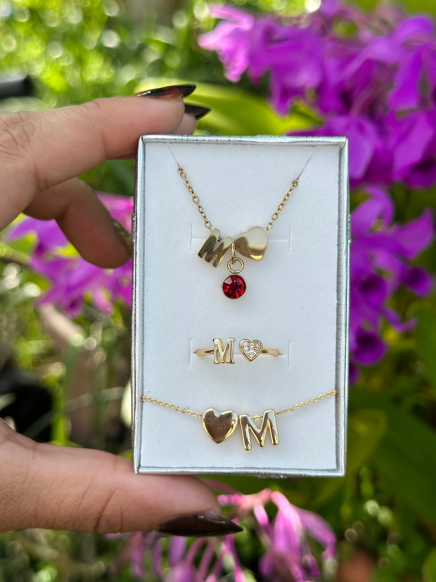 Initials Heart Set