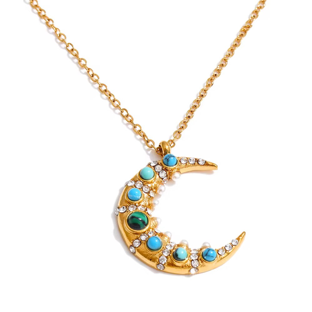 Luna de cristal Necklace