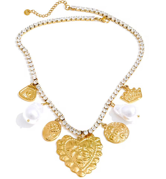 Iker Heart Necklace