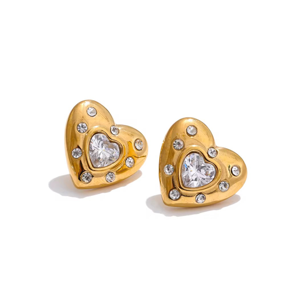 Delma Heart Earrings