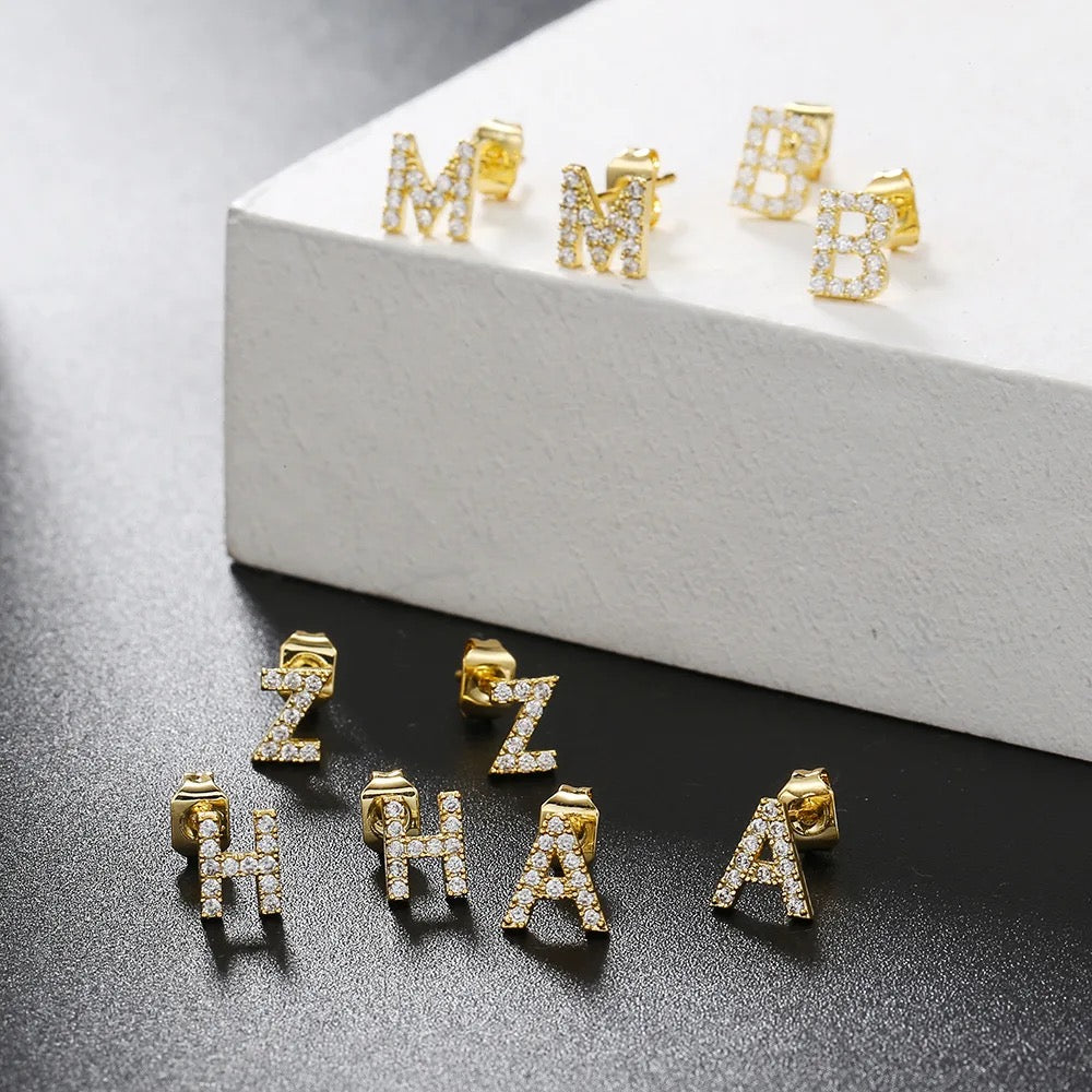 Initials Earring