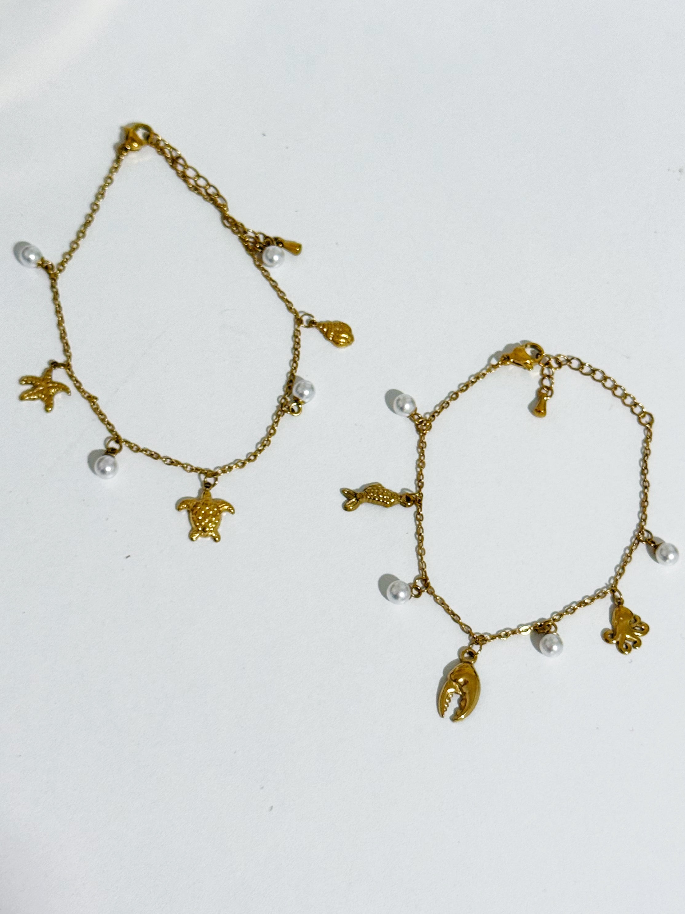 Ocean Charm Anklet