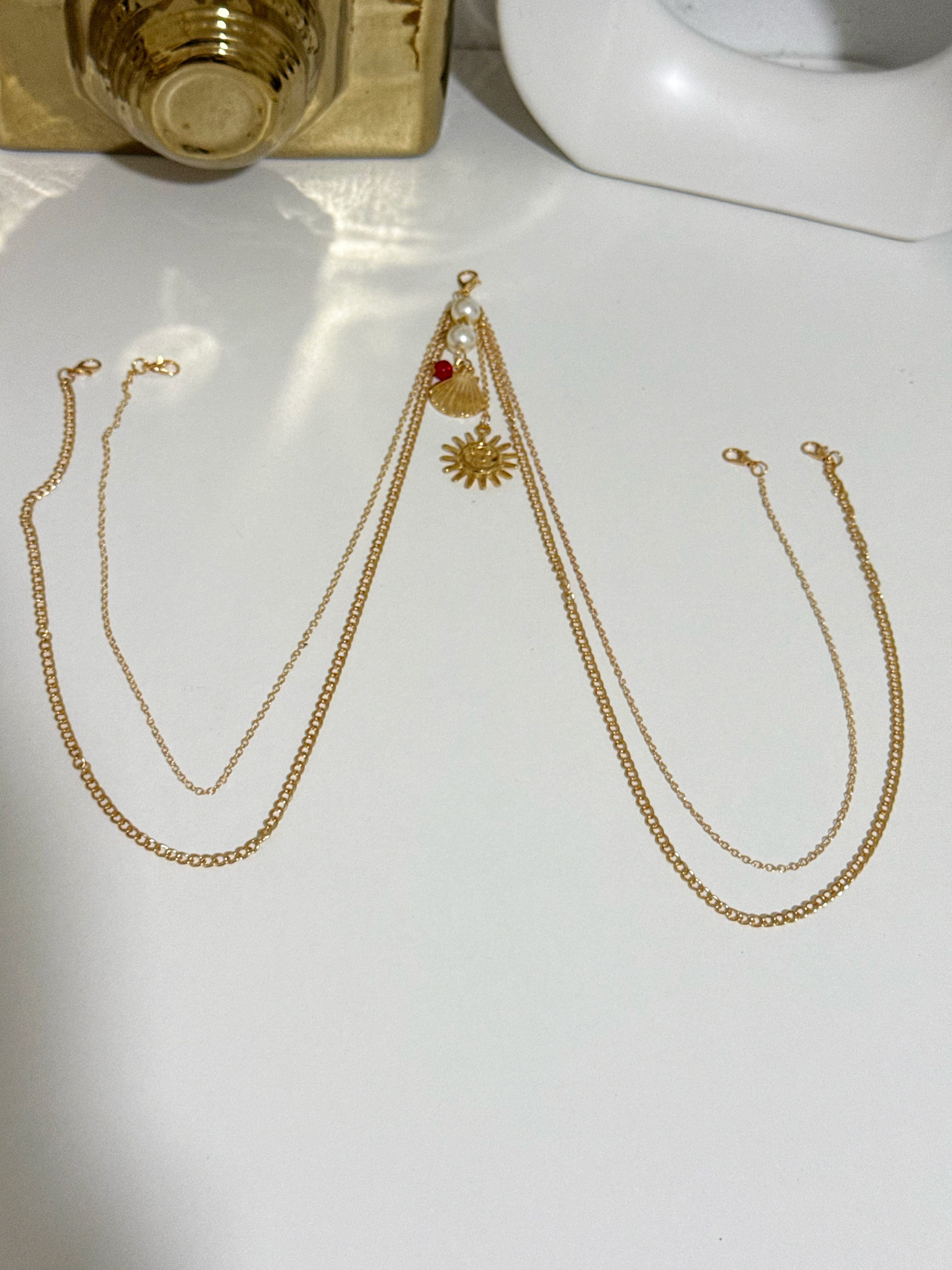 Body clip Sun Chain