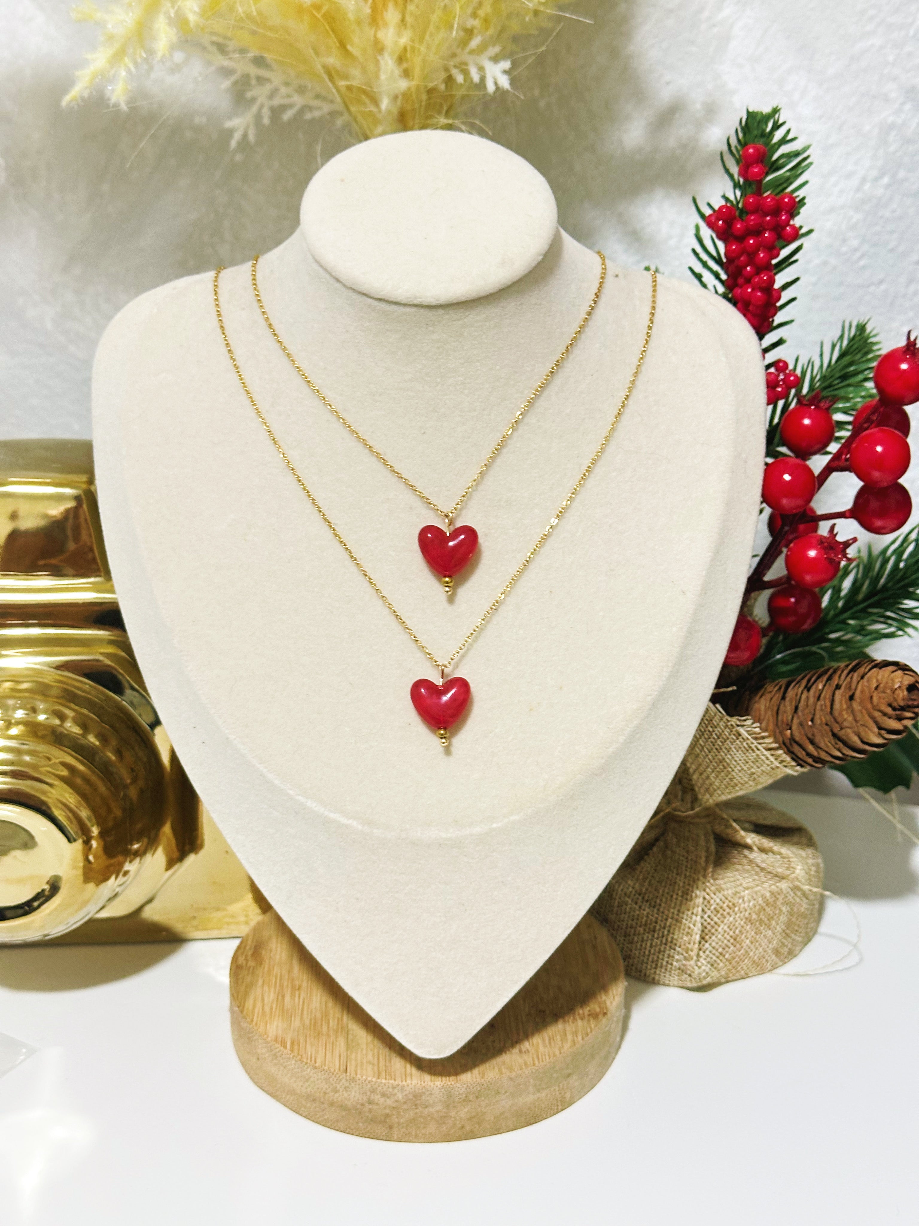 Red Heart Necklace