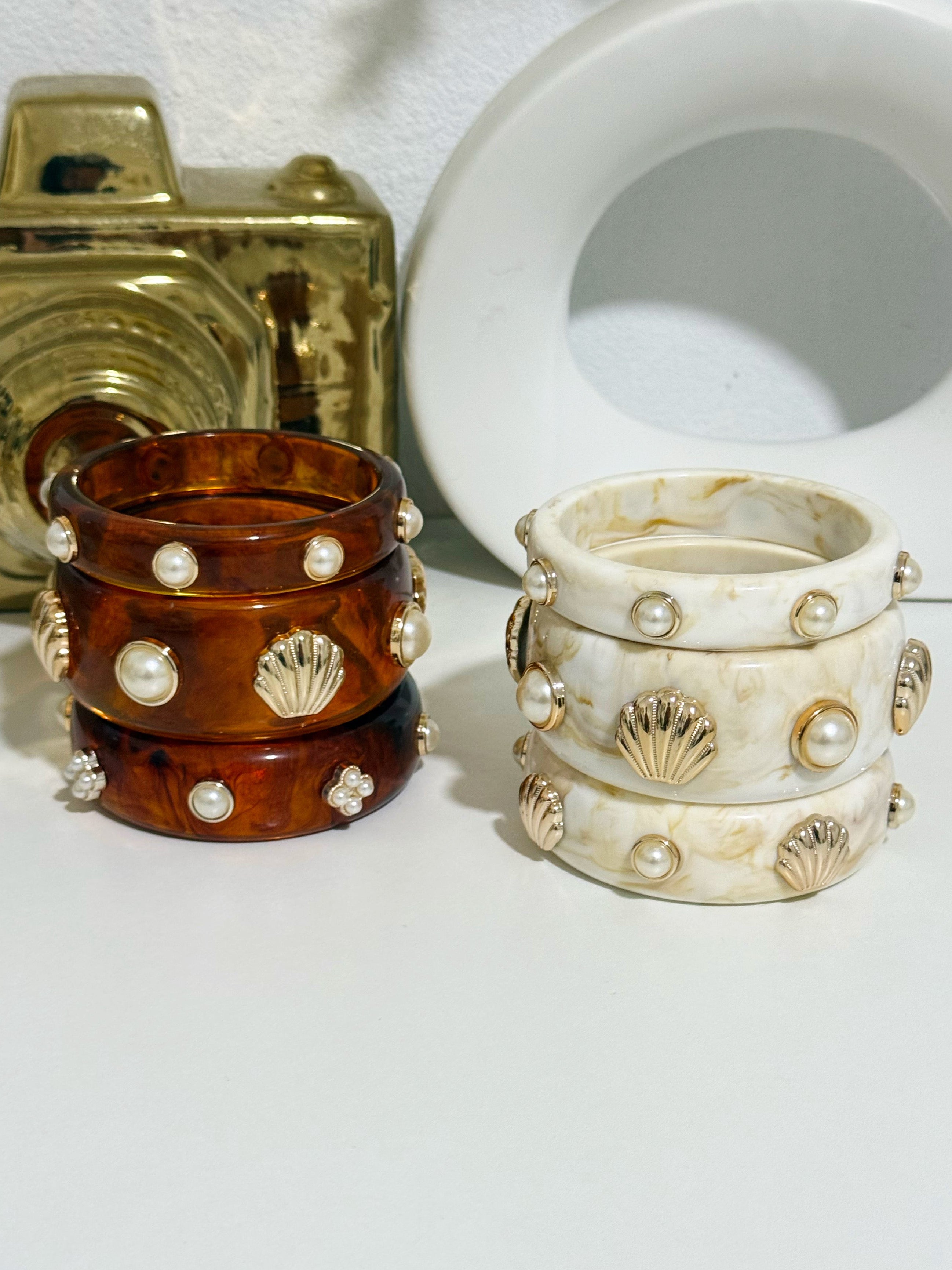 Golden Bracelet Set
